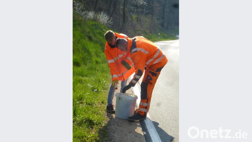 Auch an den Straßenrändern sammelten die Helfer Müll ein. Bild: mad