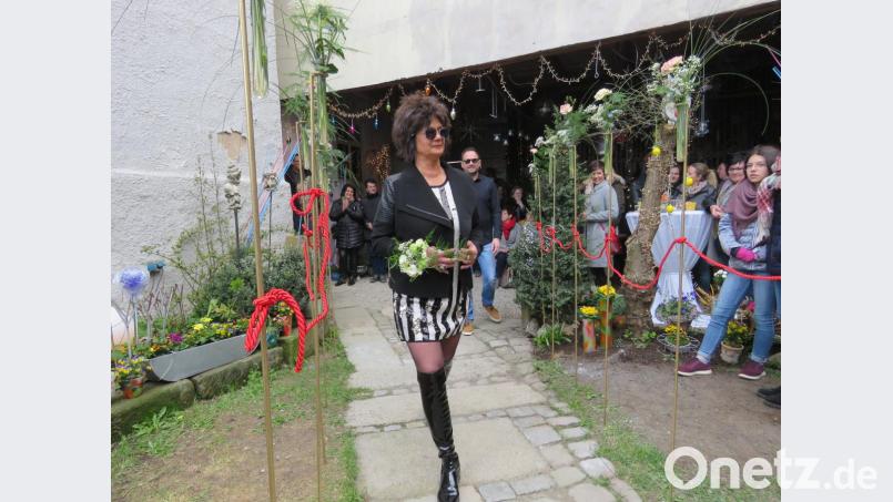 Kerstin Kurzeck auf dem Catwalk. Bild: ubb