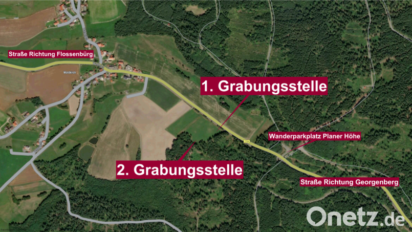 Wo wurde gegraben? Grafik: Lukas Meister
