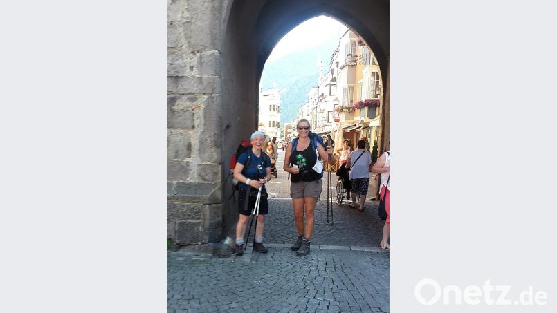 Geschafft: Die Route endete in Sterzing, der nördlichsten Stadt Italiens. Bild: privat