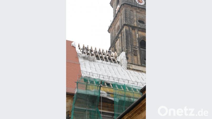 Die Bauarbeiten an der Basilika St. Martin waren eine heikle Zeit, auch für die Feuerwehr Bild: Petra Hartl
