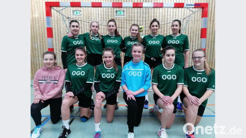 Das OGO-Mädchenteam wurde 2. Bayerischer Meister im Schulhandball. Der Titel Landesmeister wurde nur knapp verfehlt. Bild: lg