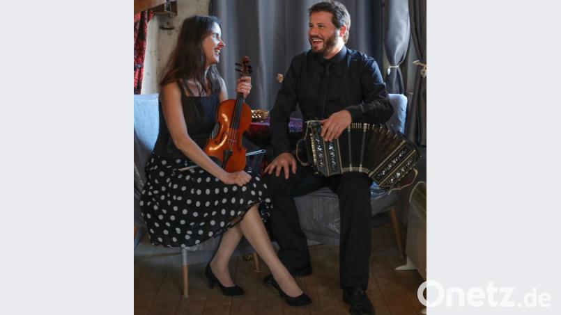 Geigerin Susanne Hofmann und der argentinische Bandoneonist Matías González. Bild: exb
