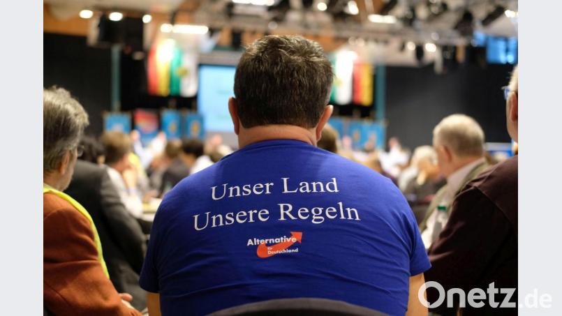 Mit rechten Parolen punktet vor allem die AfD. Bild: Sebastian Willnow/dpa