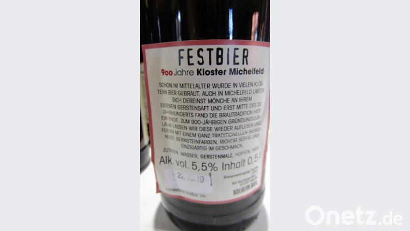 Die Rückseite des Etiketts. Bild: sck