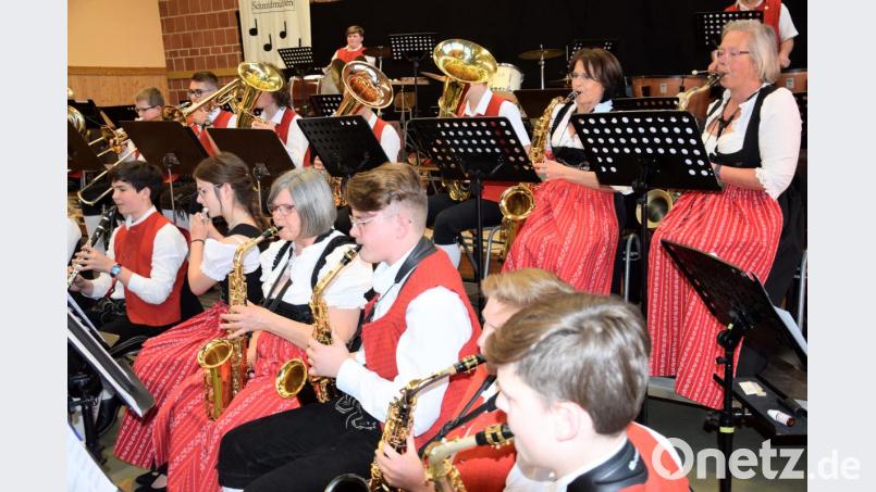 Stücke aus Harry Potter und Musical-Melodien aus &quot;Les Miserables&quot; hatte das Nachwuchsorchester für das Osterkonzert einstudiert. Bild: bö
