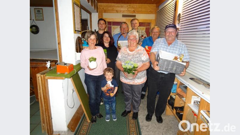Über gute Schießergebnisse freuen sich die Ransbacher beim Osterschießen. Im Bild: die „Plattlbesten“. Bild: bö