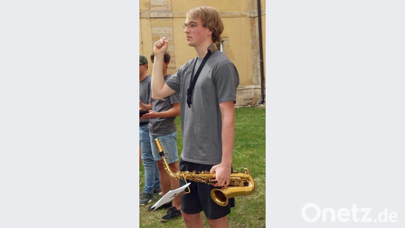 Saxofonist und Dirigent Alexander Schmiedl. Bild: sön