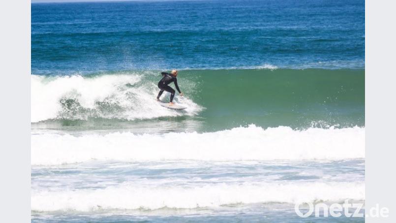 In Frankreich zu surfen, ist nicht einfach, weil die Wellen sehr unterschiedlich brechen. Bild: Nora Mehnert