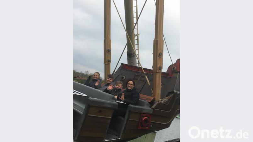 Ausflug des BRK-Nachwuchses nach Leipzig in den Freizeitparkt Belantis. Bild: exb