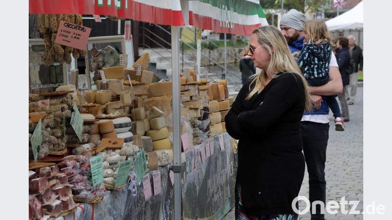 Spezialitäten aus Italien gibt es noch am Wochenende in der Schiffgasse. Bild: Wolfgang Steinbacher