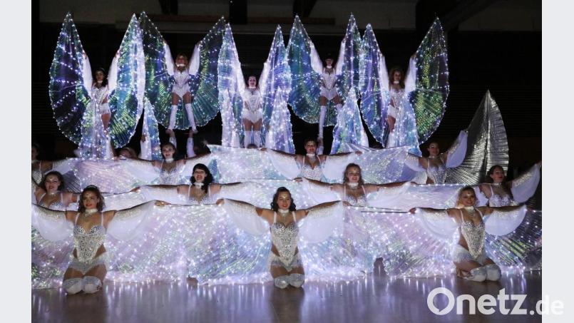 Grandios und atemberaubend waren die beiden Auftritte der &quot;Showfunken&quot; aus Taufkirchen. Bild: Gerhard Götz