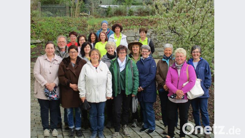 Die „Kräuterfrauen Herberia“ vom „Natur- und Kräuterdorfverein Nagel“ zeigten den angehenden Wildkräuterführer und -führerinnen aus Nagel, Bayreuth, Weißenstadt und Weiden beim Ausbildungsstart die Welt der Nageler Wildkräuter. Trotz typischen Aprilwetter mit Regenschauern und Sonnenschein schaffte die Gruppe ihre erste Kräuterwanderung zum „Duft- und Schmetterlingsgarten“ und rund um den Nageler See ohne nass zu werden. Bild: kkl