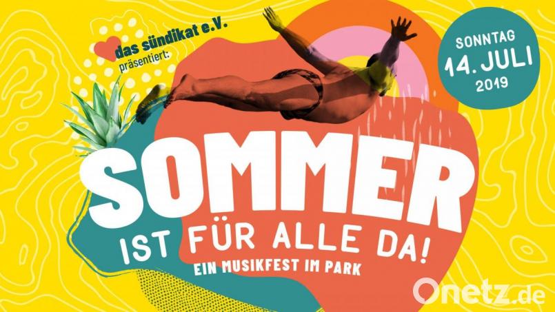 Ein &quot;Musikfest im Park&quot; soll am 14. Juli zwar nach wie vor steigen. Aber nicht das, welches das &quot;Sündikat&quot; mit diesem Design bewirbt. Bild: das sündikat