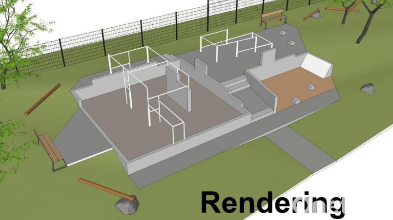 Für den Parkour-Park in Schwarzenfeld gibt es Zuschüsse aus dem „Leader“-Fördertopf. Bild: DSGN CONCEPTS UG, Münster