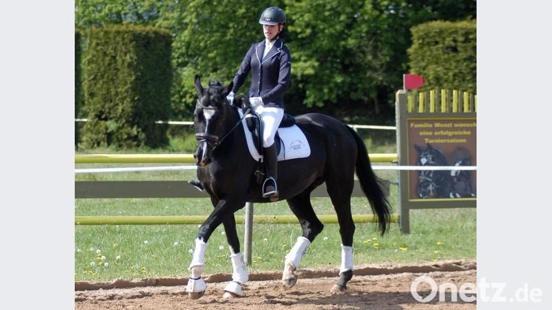 Am Ende ein 2. Platz für Julia Bäumler und &quot;Casandra&quot;. Bild: otr