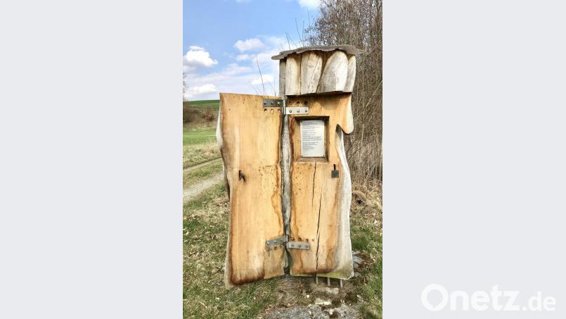 Ein Baumstamm zum Öffnen. Bild: cr