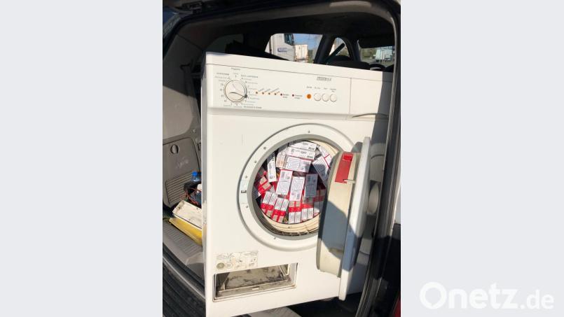 Ungewöhnliches Versteck für Zigaretten. Bild: Bundeszollverwaltung