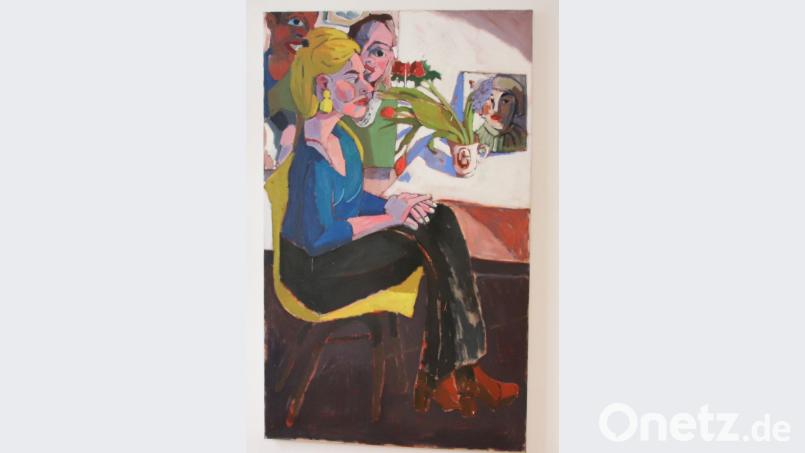 Expressionistisch wirken die Bilder der Israelin Ofra Ohana. Bild: Thomas Dobler