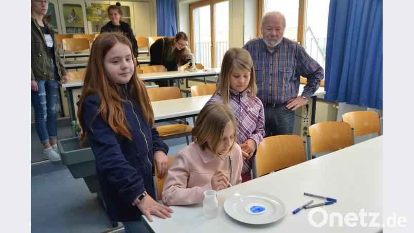 Da konnten die Mädels nur staunen. Bild: dob