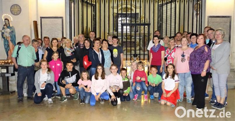 In der Kirche San Sebastiano entstand das Gruppenbild der Kolping-Romfahrer. Bild: rgr