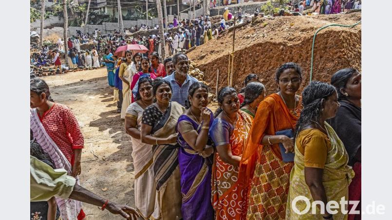 Bei einem Hindufest. Bild: exb/Christian Höllerer