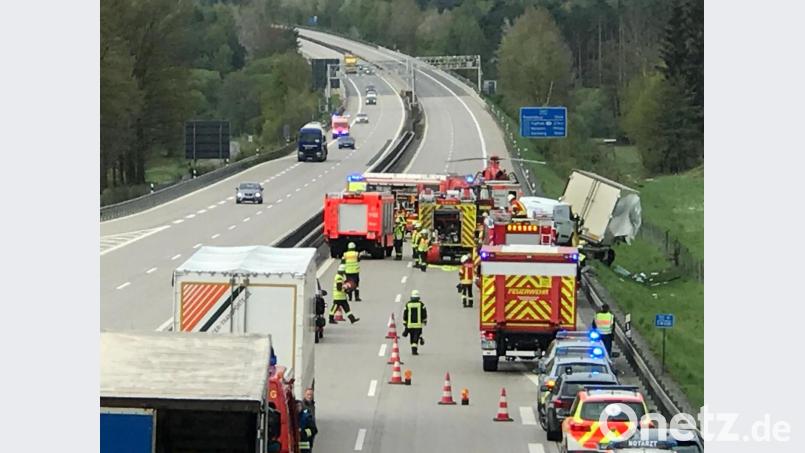 Auf der A93 nach Luhe-Wildenau in Richtung Süden geht aktuell nichts mehr. Bild: za