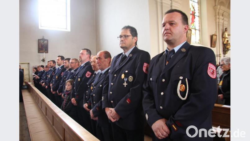 Fahnenweihe der Freiwilligen Feuerwehr Schönhaid-Leugas in Wiesau Bild: wro