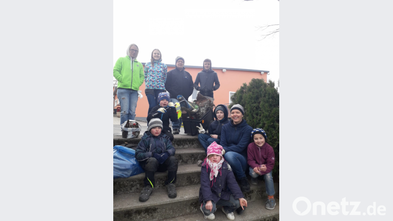 Beim Sportheim wurde eine Pause eingelegt. Bild: lrh