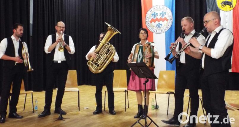 Die Alfelder Musikanten bei ihrem Auftritt bei Vilskultur. Bild: e
