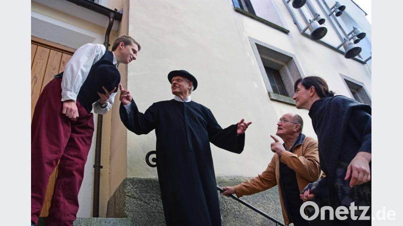 Szene der Historischen Stadtführung Bild: exb