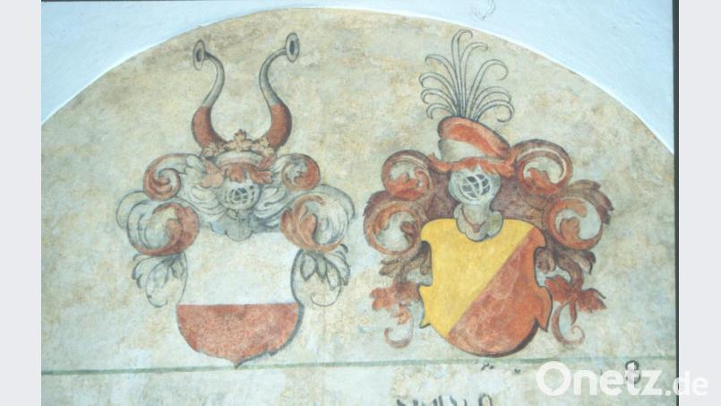 Ein mit Naturfarben gemaltes Wappen im Stadtmuseum Sulzbach-Rosenberg. Bild: Privatarchiv Dieter Dörner