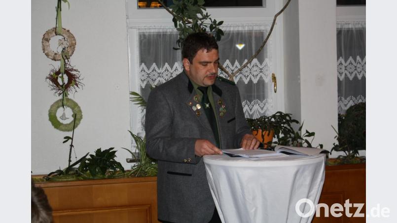 Umfangreich fiel der Bericht des ersten Schützenmeisters Kay Müller zur Hauptversammlung der Pressather Schützengesellschaft &quot;Eichenlaub&quot; aus. Bild: bjp Bild: bjp