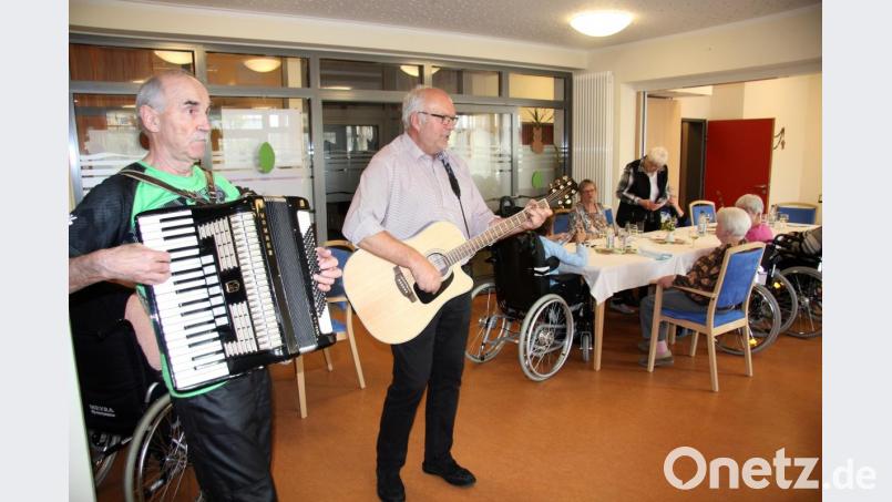 Für Unterhaltung sorgten – wie schon so oft – Winfried Weiß und Harald Fleck (von links). Bild: wro