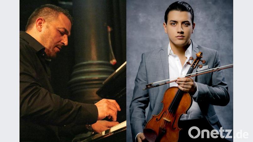 Innerhalb der Konzertreihe „Jazz is back in town“ gastieren am Dienstag, 14.Mai um 20 Uhr im Casino Saal Amberg Jermaine Landsberger (links) und Sandro Roy. Ihr aktuelles Projekt heißt „Modern Gypsy Jazz“. Bild: Christian Wurm/David Gastager