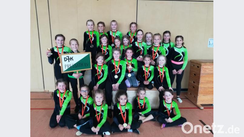 Die DJK Turnerinnen beim Gaukinderturnfest in Erbendorf Bild: wat