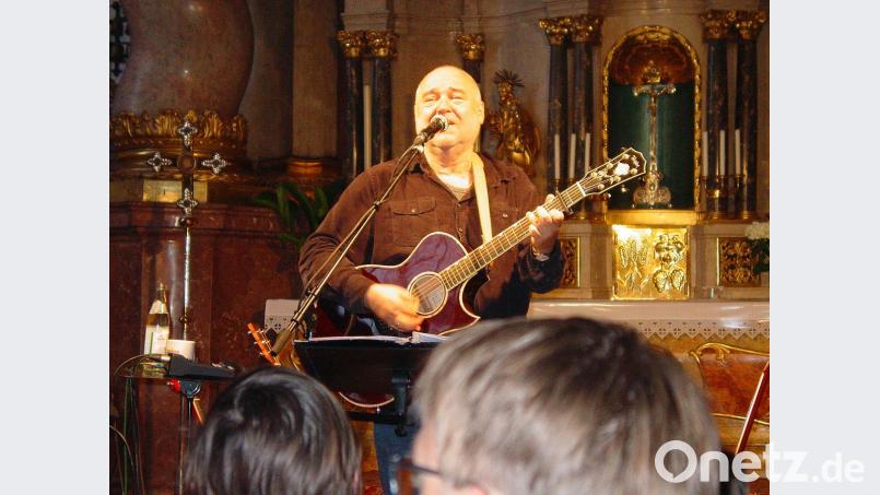Wolfgang Buck in der Asamkirche. Bild: sck