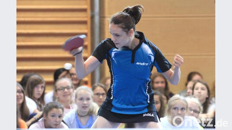Spitzenspielerin Milena Burandt will heuer deutsche Schülermeisterin werden. Bild: Hirsch