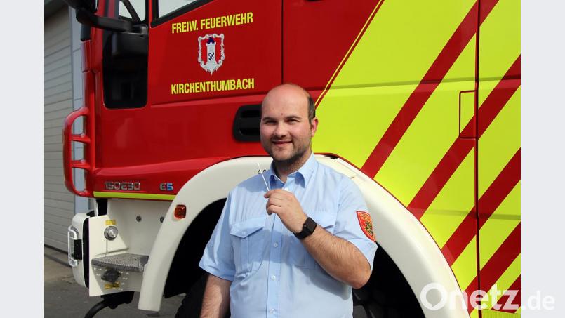 Schirmherr Kreisbrandrat Marco Saller freut sich auf die Typisierungsaktion. Bild: jma
