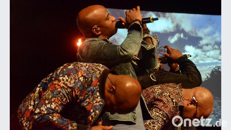 &quot;One Love&quot; von Bob Marley ist nur ein Superhit, den die Band ohne Band, also ohne Instrumente coverte. Bild: Kunz