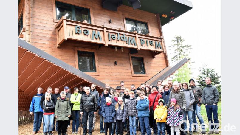 Tolle Perspektiven erleben die Teilnehmer des Ausfluges im &quot;Haus am Kopf&quot;. Bild: whw