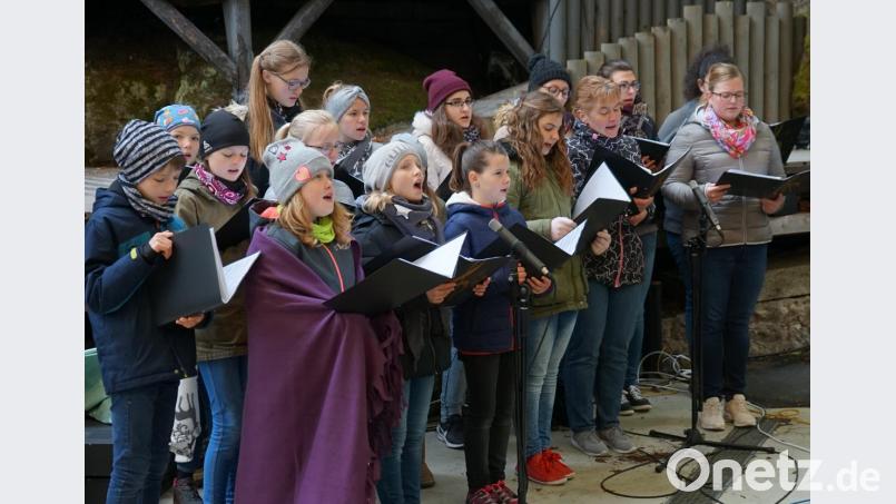 Der Kinder-und Jugendchor aus Beidl bei Plößberg sorgte für die musikalische Gestaltung des Gottesdienstes. Bild: abi