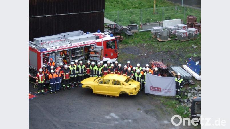 Übung der Feuerwehr Mitterteich. Bild: exb