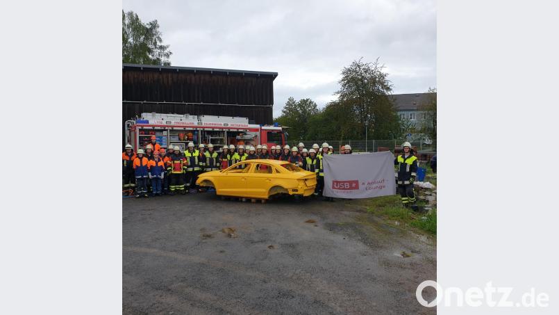 Übung der Feuerwehr Mitterteich. Bild: exb