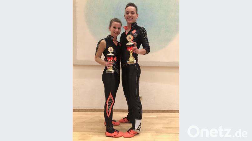 Das Quick-Feet-Paar Antonia Schmid und Julian Minks rockte beim „Großen Preis von Deutschland“ die Bühne und wurde von den Wertungsrichtern mit Platz zwei belohnt. Bild: exb