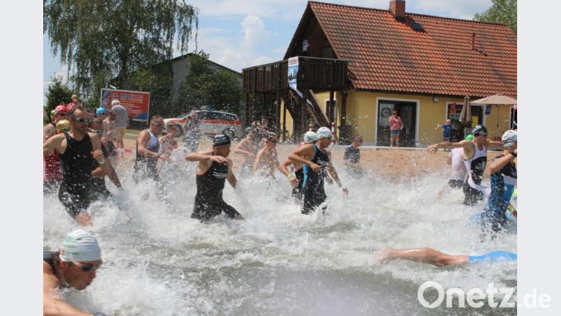 Am 20. Juli heißt es in Pressath wieder: um die besten Zeiten schwimmen, laufen und radeln. Bild: sne