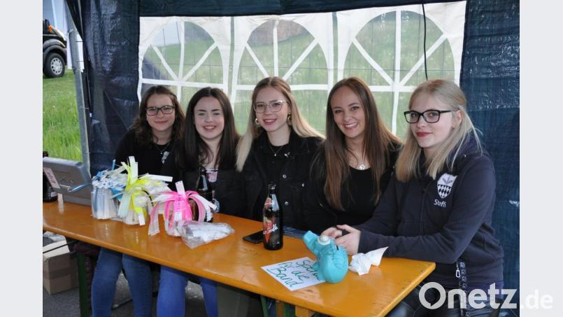 Empfangskomittee der Landjugend Haidenaab-Göppmannsbühl. Bild: ak