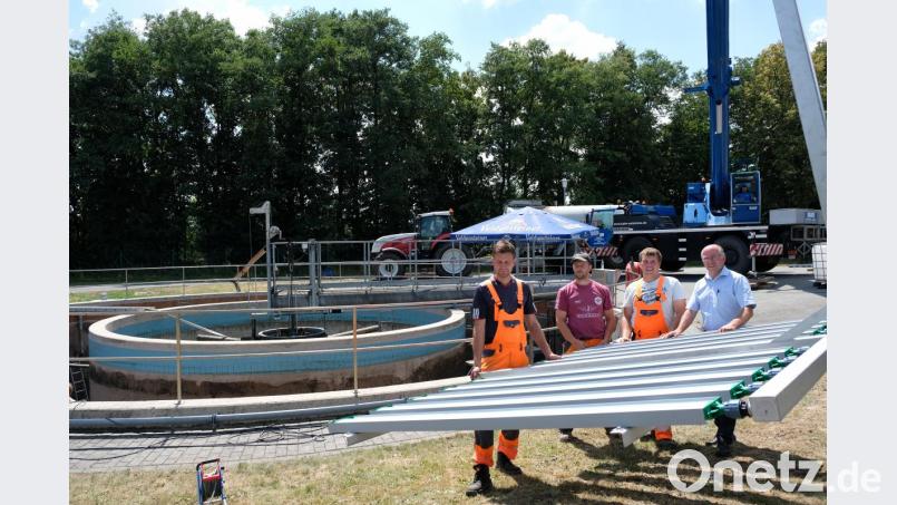 Die Sanierung des Belebungsbeckens der Kläranlage in Tremmersdorf war kostengünstiger als kalkuliert. Die Erhöhung der Kanalgebühren ab 1. Januar 2019 blieb deshalb im bescheidenen Rahmen Bild: do