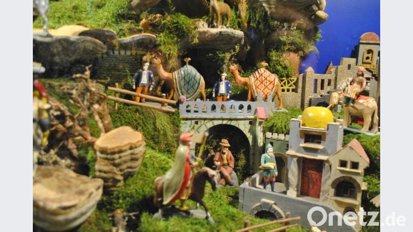 Krippe im orientalischen Stil im Museum Plößberg. Bild: Barbara Habel/IKomStiftland
