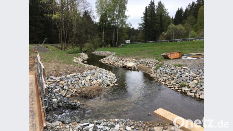 Im Bereich der Brücke wurde die Ascha bereits verlegt. Bild: ihl